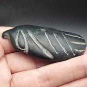 Antique chinese song dynasty carving jade stone hand carved green jade pendent