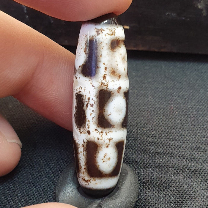 Tibetan Chinese Nepalese Himalayan Agate Eyes Bead Dzi Amulet Beads