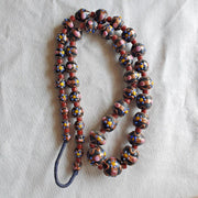 East Oasis Vintage Murano Art Glass Aventurine Beads 13mm, Full Strand