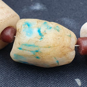 Antique Himalayan bead necklace with agate, bone, stone and crystal beads – photo 5 of 5