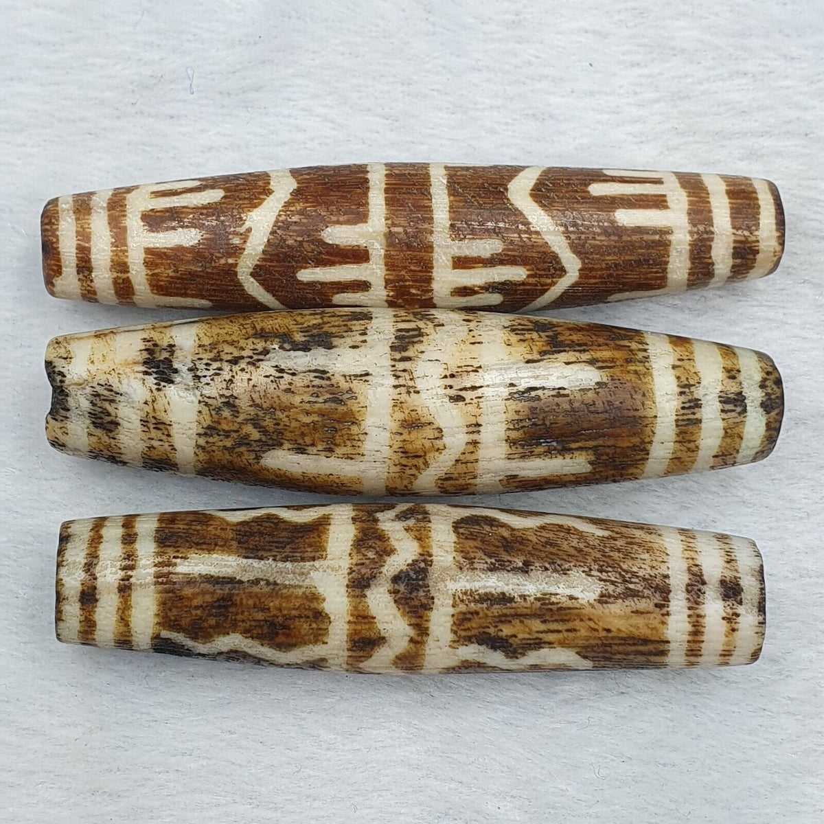 South Asian Burmese Pumtek Beads Late 20th C Beads Lot