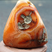 Very rare ancient khorasan antique eye agate stone bead amulet