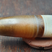Antique Old Yemeni, Banded Agate Bead | Haqeeq Amulet, 37.9mm | Rare Pattern, Collector Stone, Pendant