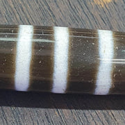 3條葉柄線藏銀尼泊爾天珠瑪瑙珠吊墜項鍊