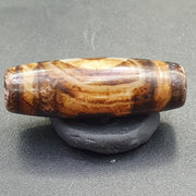Tibetan rusted eyes agate stone dzi bead amulet bd-25-10