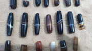 Antique Yemeni Agate, African Trade Strand, Middle Eastern Collectible | Stone Beads | Lot 34, Necklace Supply, Unstrung