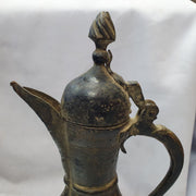 Antique bronze jug hand carved museum quality unique tea pot