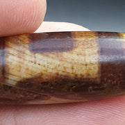Tibetan rusted eyes agate stone dzi bead amulet bd-25-7