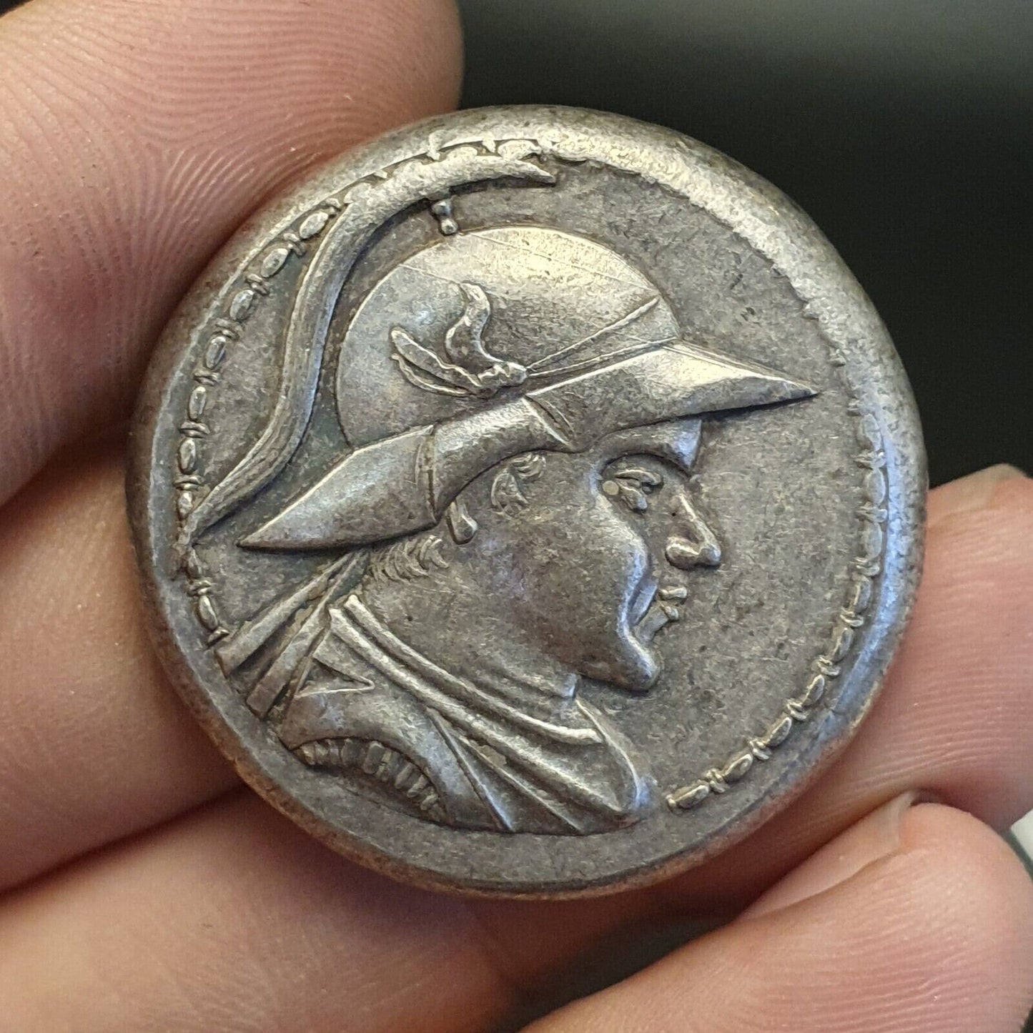 Old Silver Coin: Handmade, Unresearched (45.5 grams)