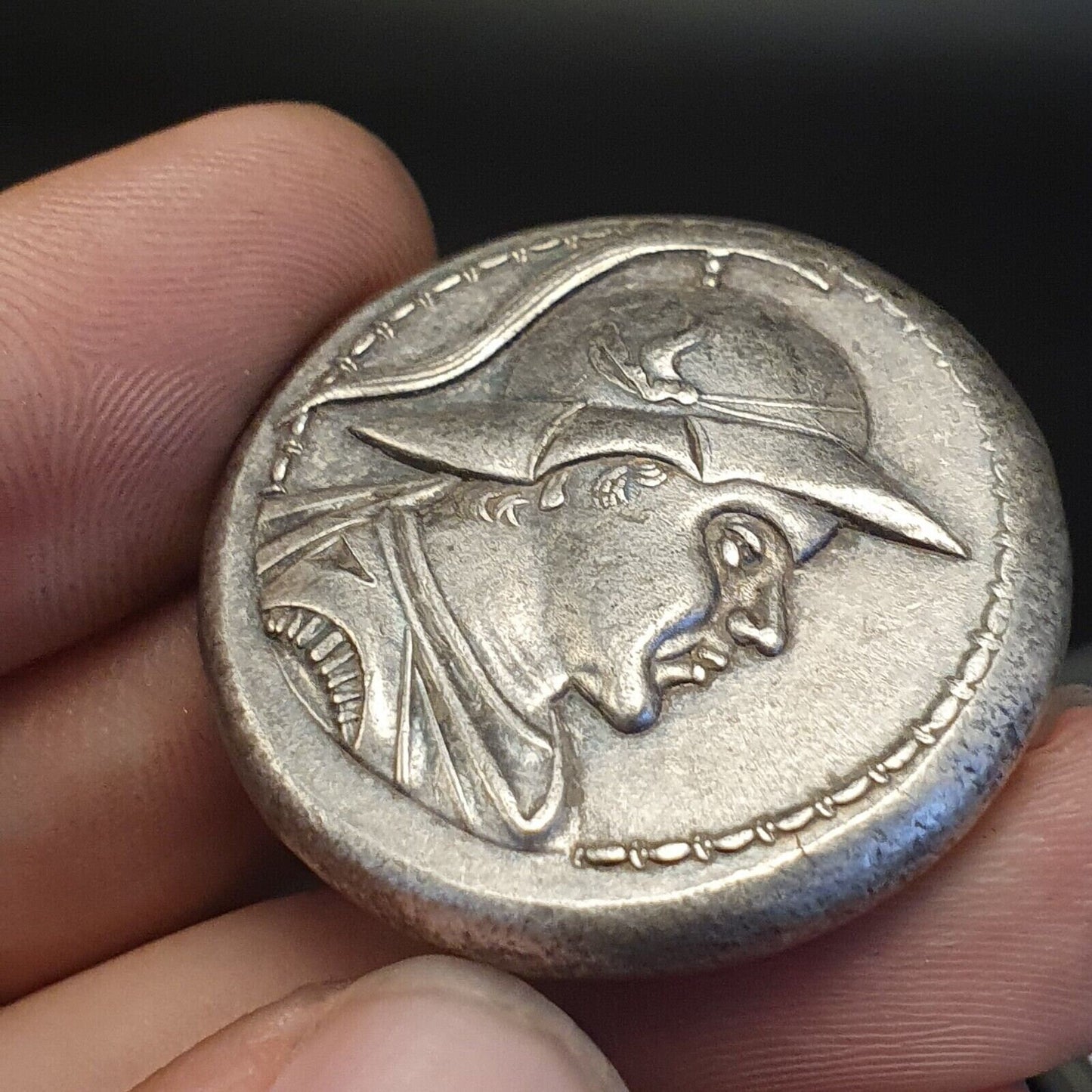 Old Silver Coin: Handmade, Unresearched (45.5 grams)