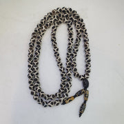 Vintage Etched Agate Budhi Mala: 108 Beads Buddhist Rosary