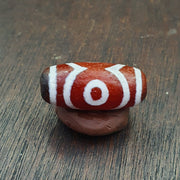 Antique himalayan indo tibetan central asian etched agate bead agt-1