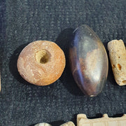 Antique islamic roman era 35 different stone beads  #lot 35 pcs
