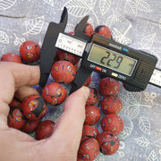 Art deco vene beautiful murano moretti millefiori mosaic glass beads
