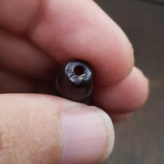 Tibetan nepalese 2 eyes antique agate stone dzi bead amulet hq-a-7