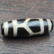 Rare Pattern Tibetan Dzi Bead Old Amulet Agate Tibet Gzi Pendant