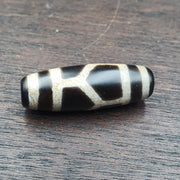 Rare Pattern Tibetan Dzi Bead Old Amulet Agate Tibet Gzi Pendant