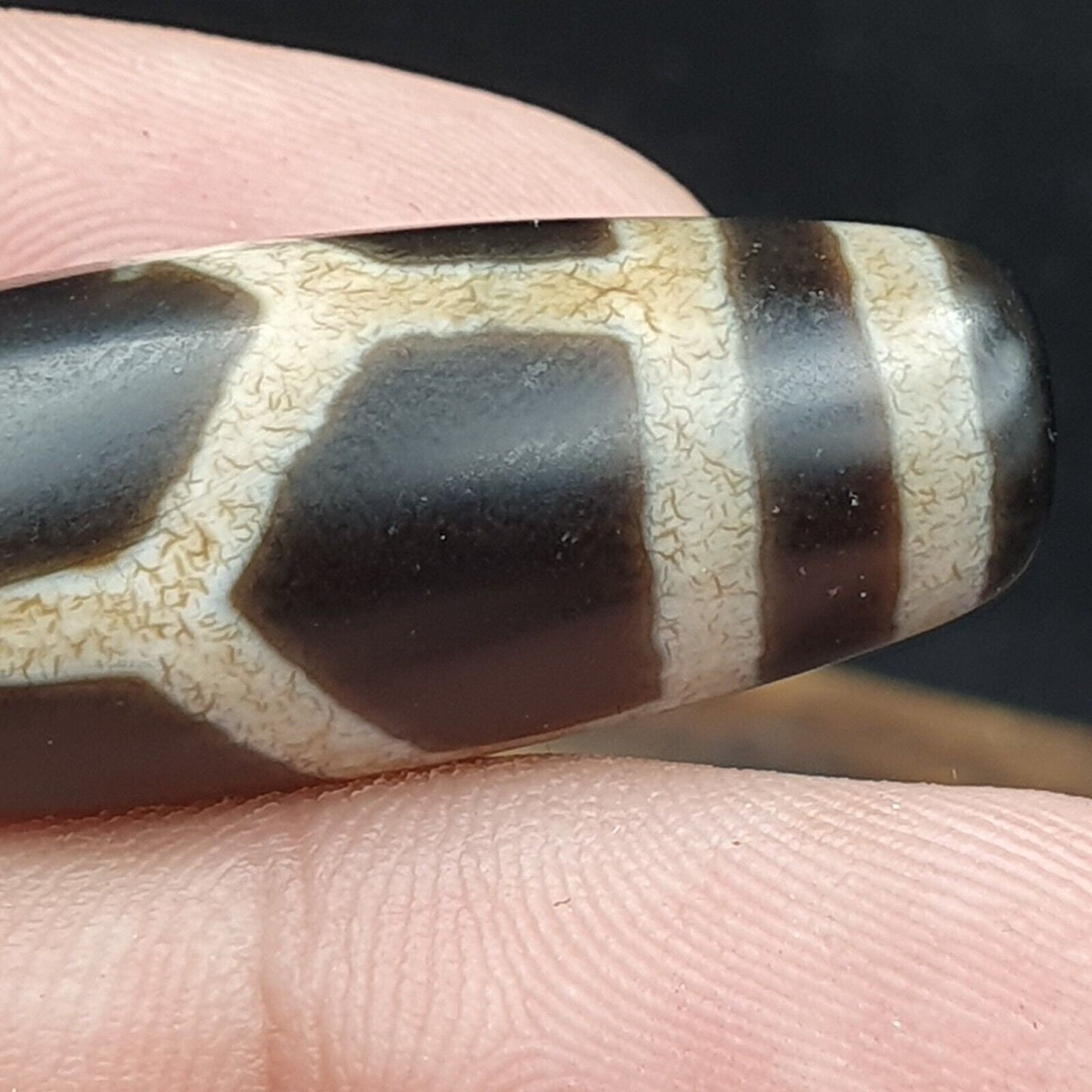 Rare pattern tibetan dzi bead old amulet agate tibet gzi pendant