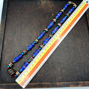 Harmony of murano mix venetian inspired beadwork chevron beads necklace nc-504