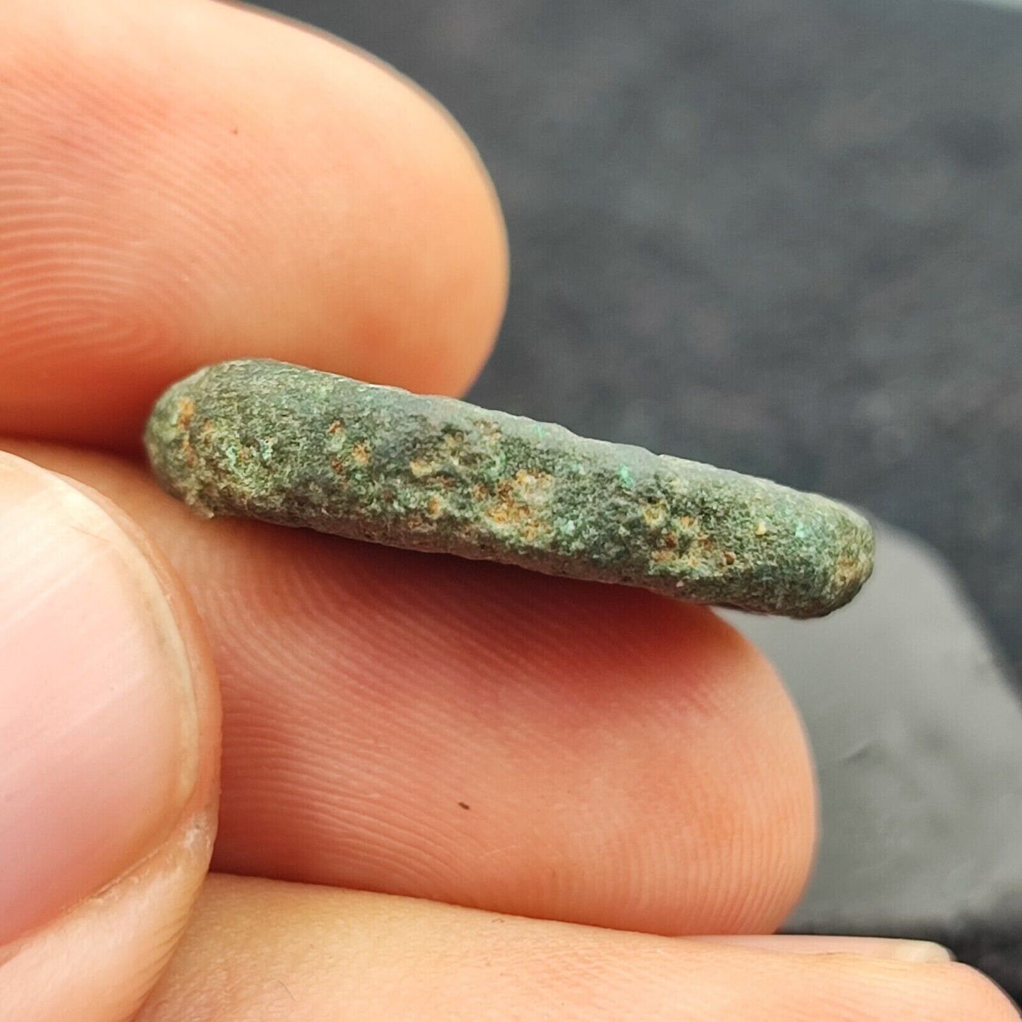 Ancient antique rare indo greco greek kushan bronze coin (155-189ad) c-2y