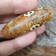 Tibetan himalayan jasper bead amulet