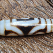 Antique vintage old himalayan indo tibetan agate beads unique pattern bracelet
