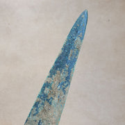 Ca.1000-800 bc ancient greek archaic period bronze sword with stone pomel #sw4