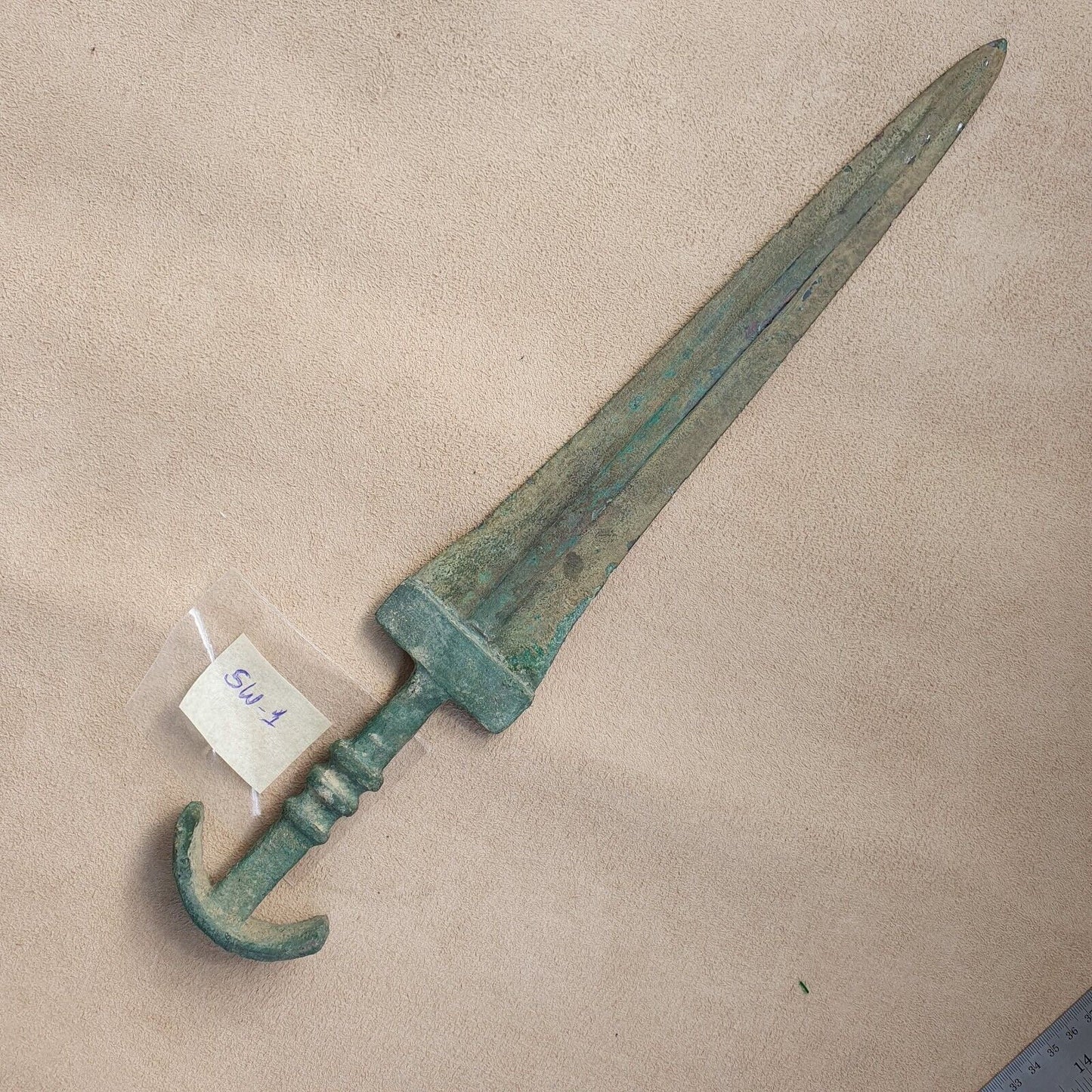 A large ancient greek iron age dagger sword  1200 bc. 47 cm #sw1