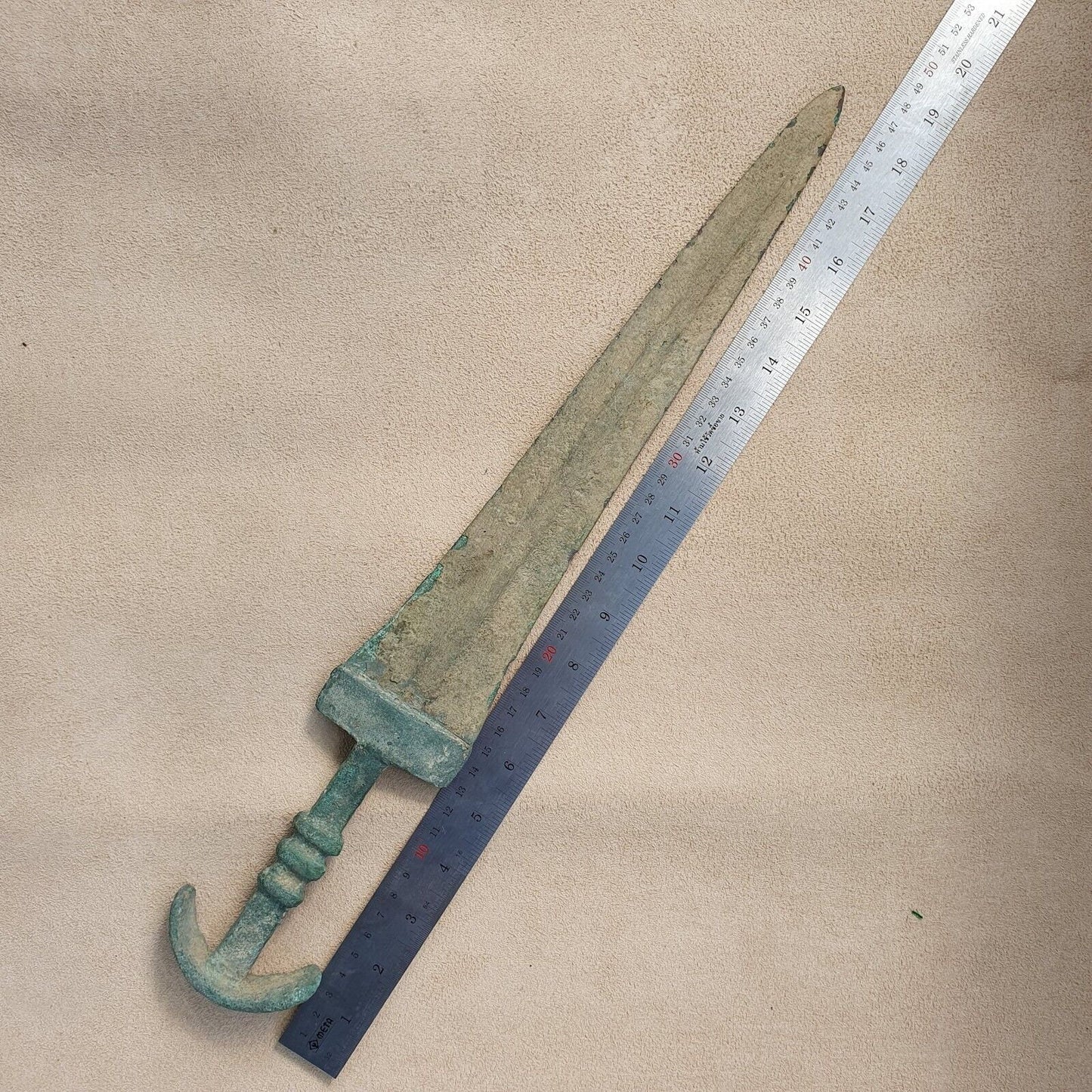 A large ancient greek iron age dagger sword  1200 bc. 47 cm #sw1