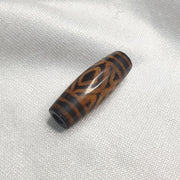 Antique pumtek pyu bead rare pattern tube bead silky patina pbd-1