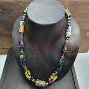 Vintage murano style trade beads necklace