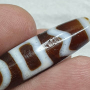 Tibetan himalayan sakor dzi agate stone dzi bead amulet