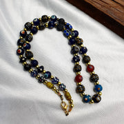Vintage venetian, roman style and turkish evil eye beads necklace