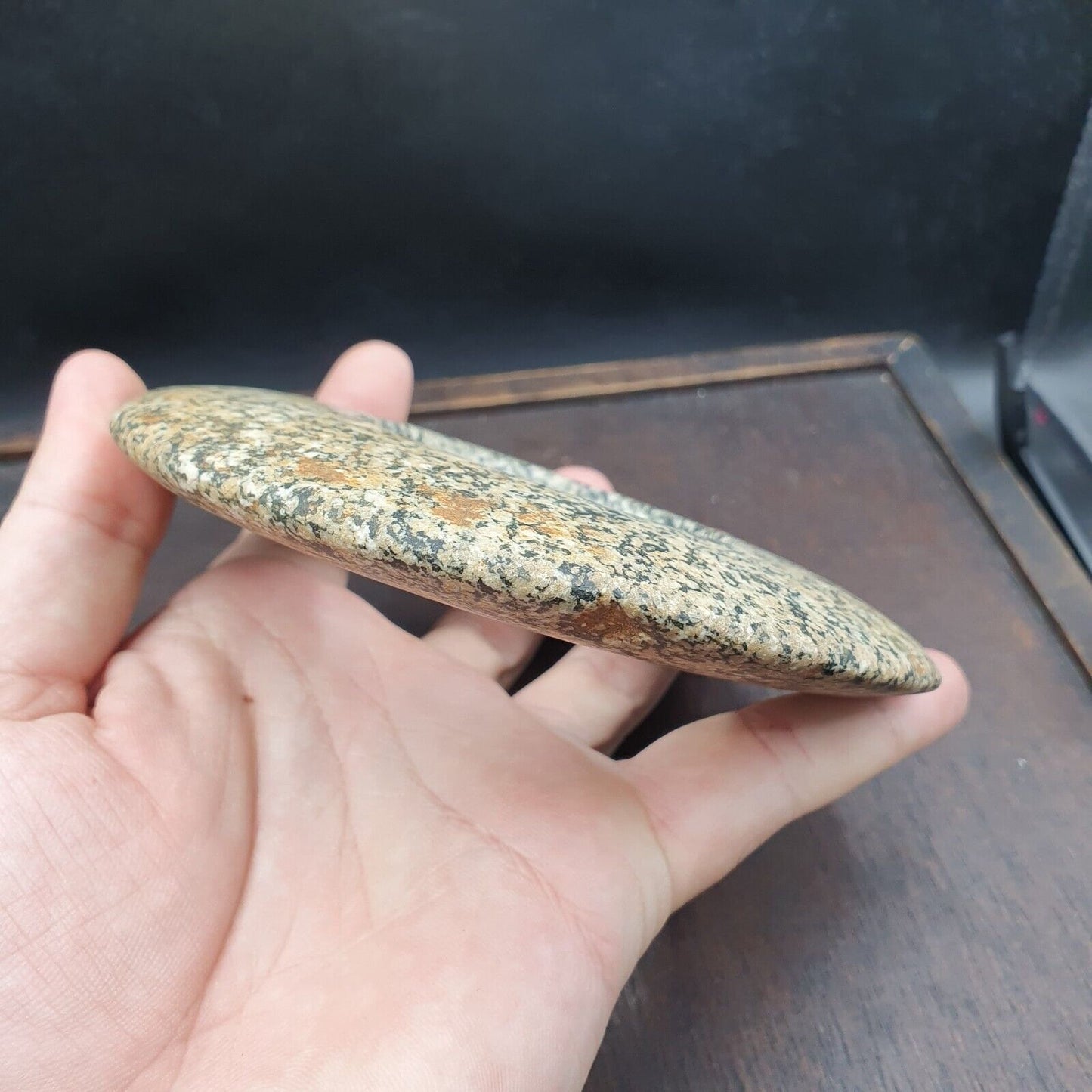 Ancient Afghan Jasper Stone Donut: Antique Collector Piece