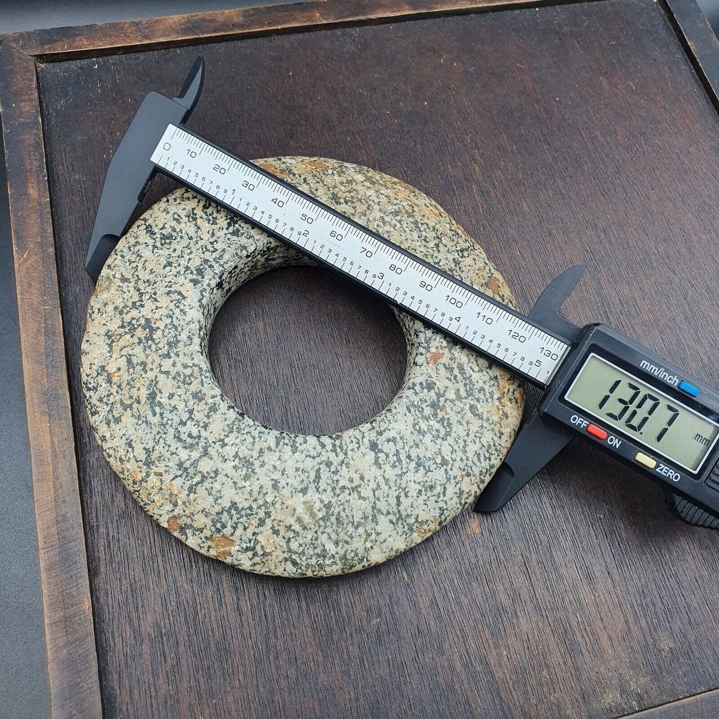 Ancient Afghan Jasper Stone Donut: Antique Collector Piece