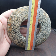 Ancient Afghan Jasper Stone Donut: Antique Collector Piece
