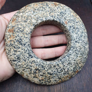 Ancient Afghan Jasper Stone Donut: Antique Collector Piece