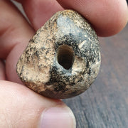 Antique Ancient Roman Period Stone Steal Stamp Bead Broken