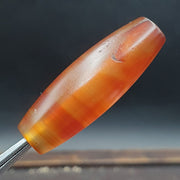 Antique old african red agate traded agate bead afrd-5