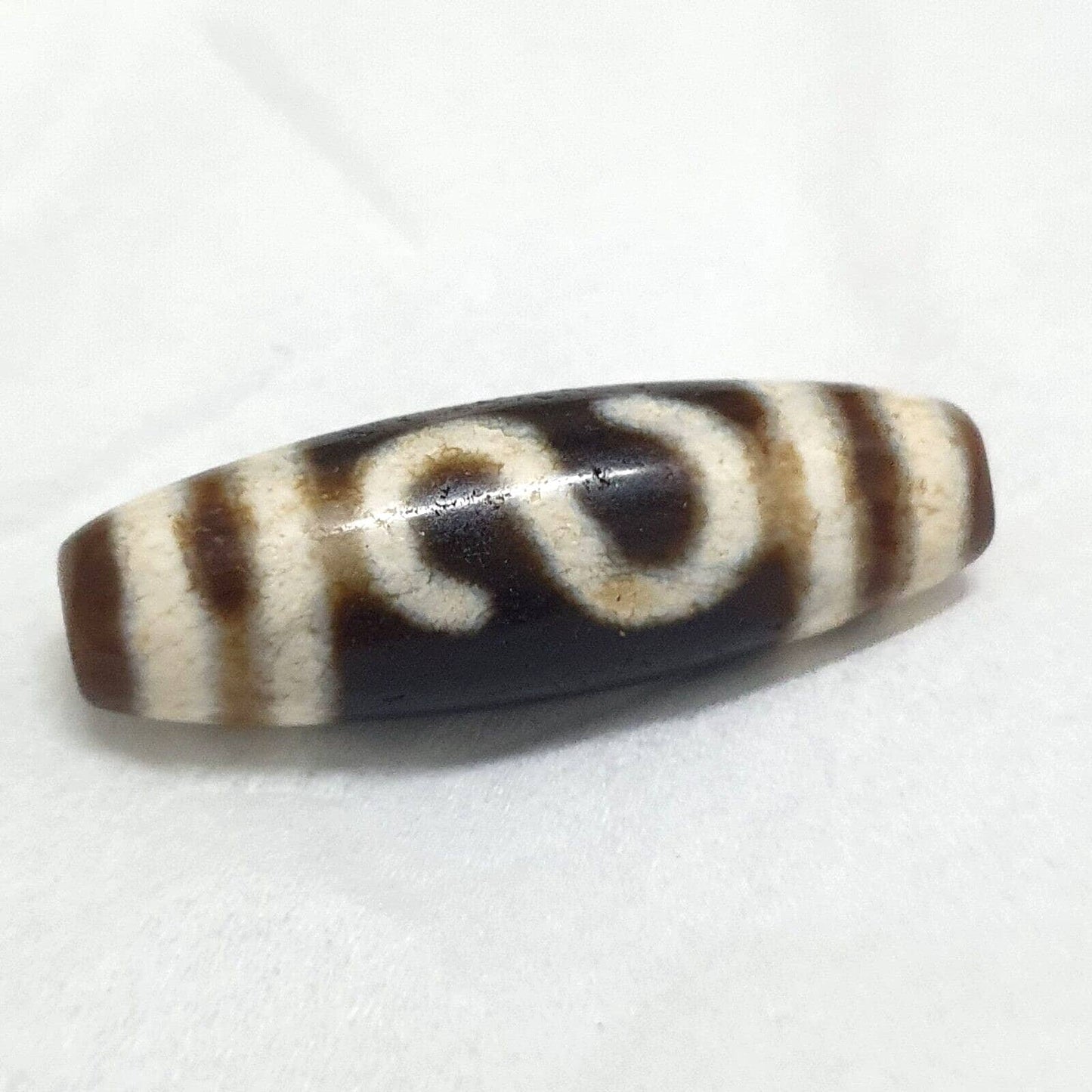 Nepalese indo tibetan vintage agate stone dzi amulet shd-s