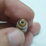 Nepalese indo tibetan vintage agate stone dzi amulet shd-s