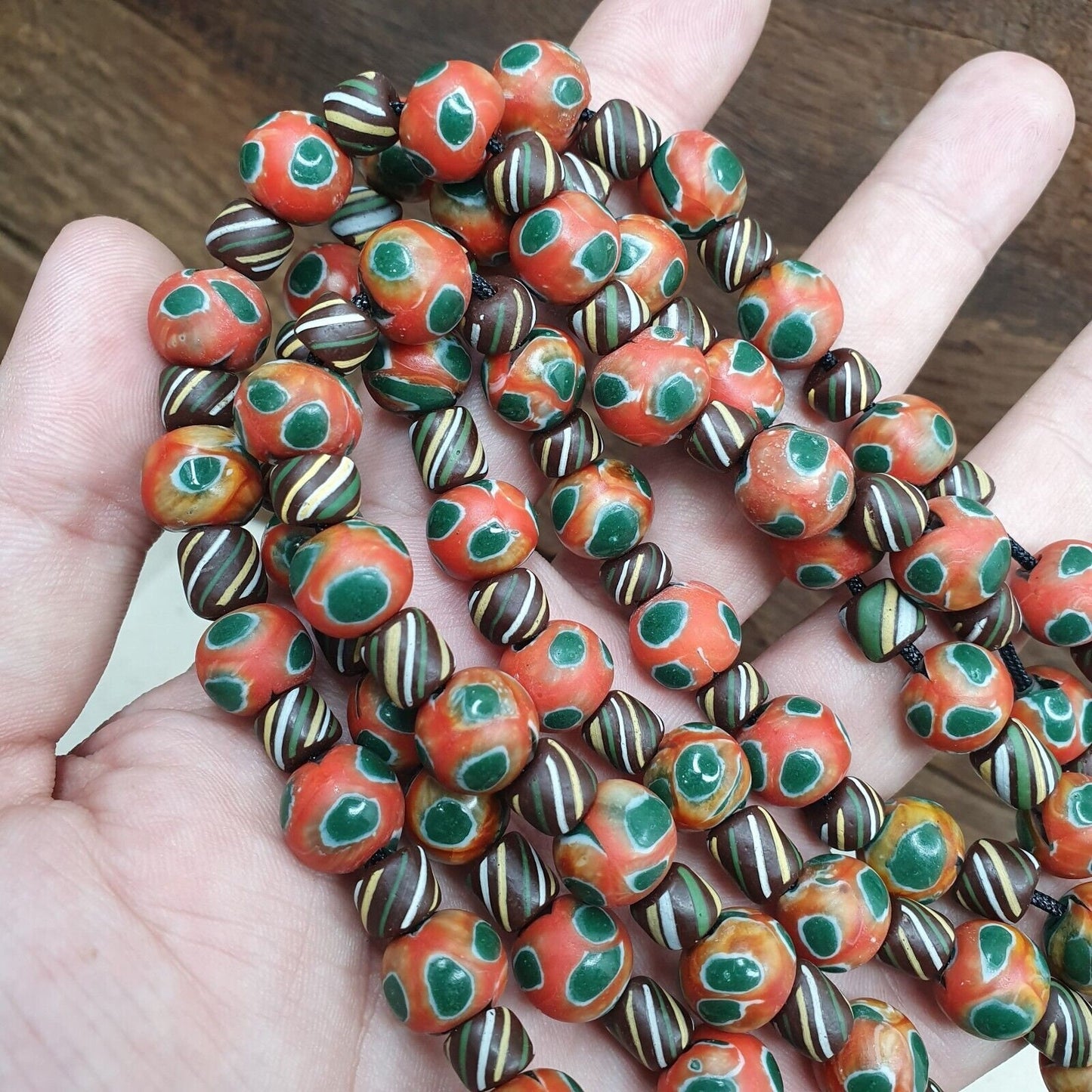 Gabri style thousand eyes venetian style beads strands
