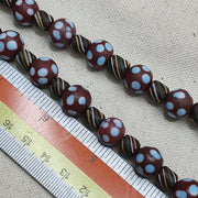 Thousand eyes venetian style beads necklace