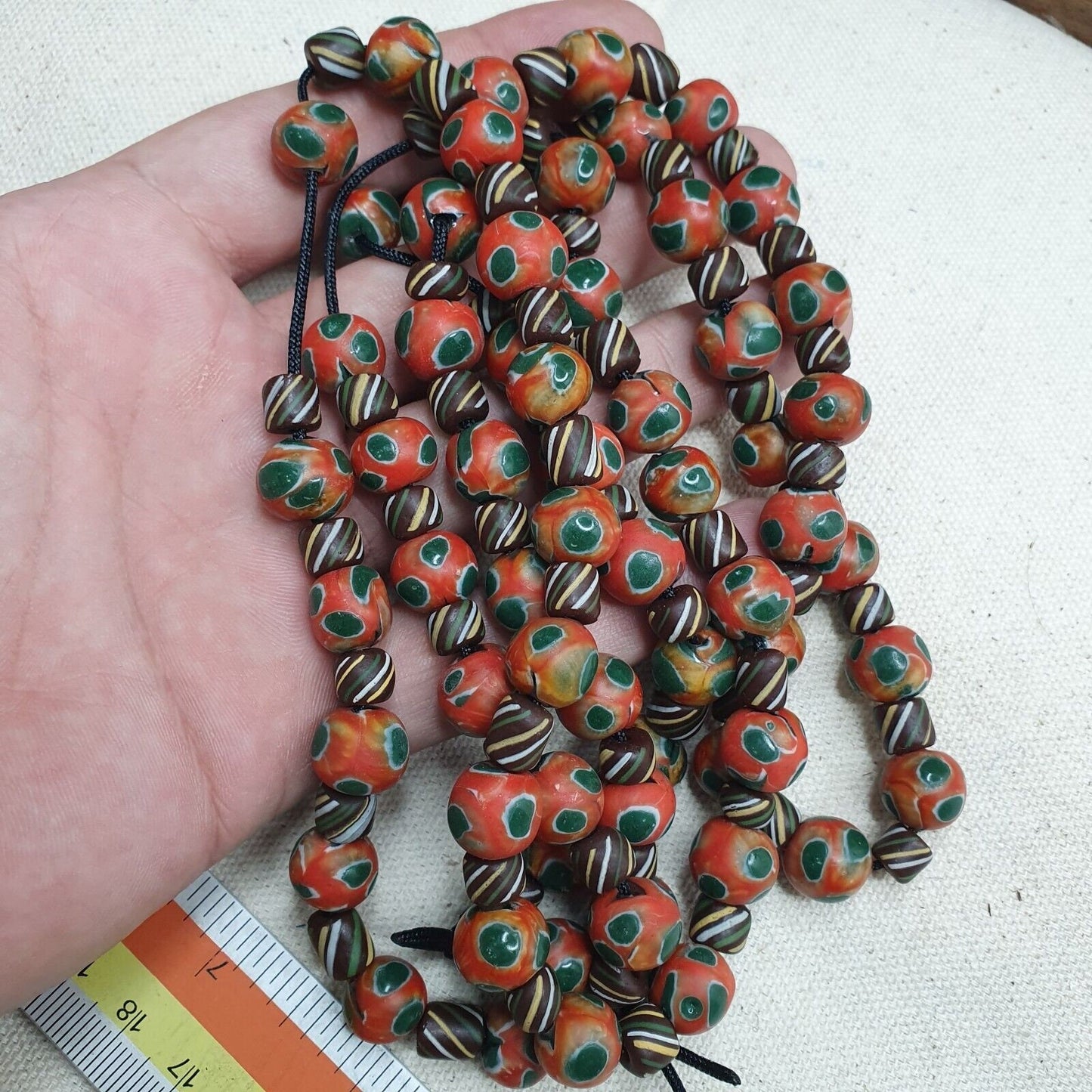 Gabri style thousand eyes venetian style beads strands
