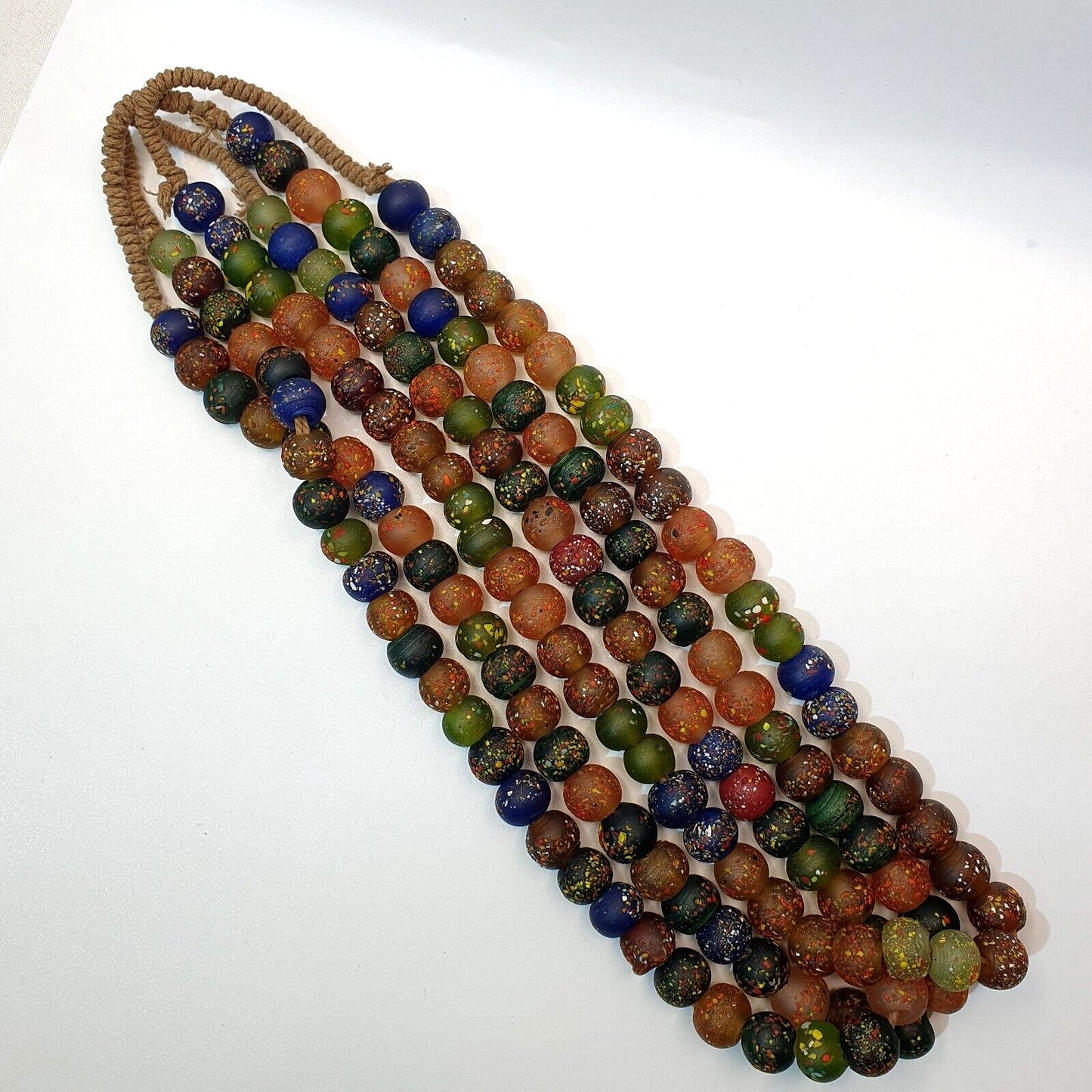 Vintage trade candy glass beads beaded necklaceGift