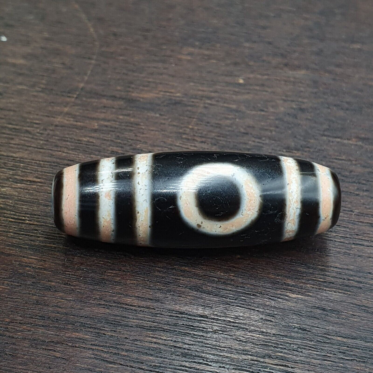Vintage Indo Tibetan Agate Dzi Bead Amulet