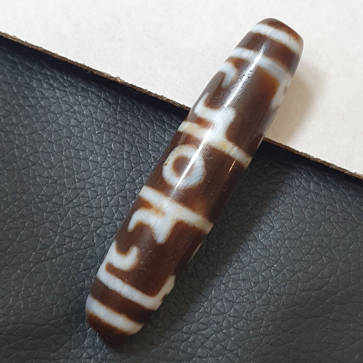 Himalayan tibetan dzi bead very unique amulet agate bead pr5