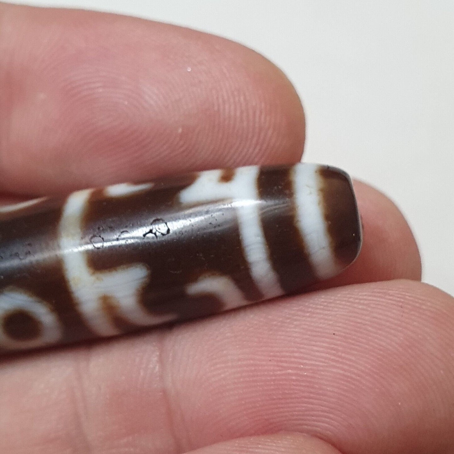 Himalayan tibetan dzi bead very unique amulet agate bead pr5
