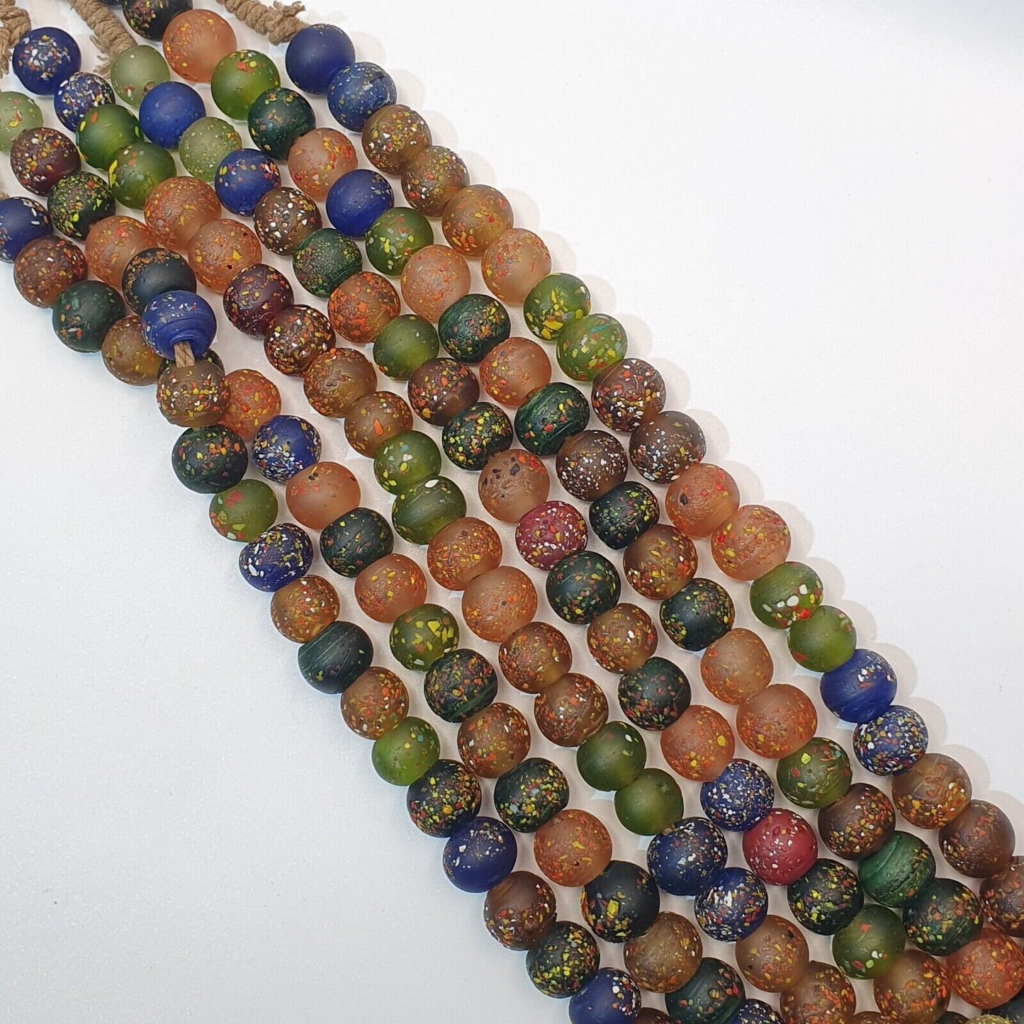 Vintage trade candy glass beads beaded necklaceGift