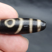Dzi bead, Tibetan agate beads, spiritual healing amulet, vintage Himalayan dzi stone, protection talisman, meditation mala,